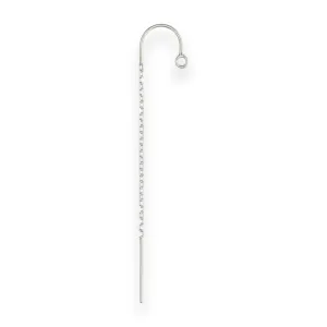 🆕🔗 Ear U Threader - Diamond Cut Cable Chain in Sterling Silver | Pair 💍💍
