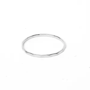 1.2mm Flat Hammered Band