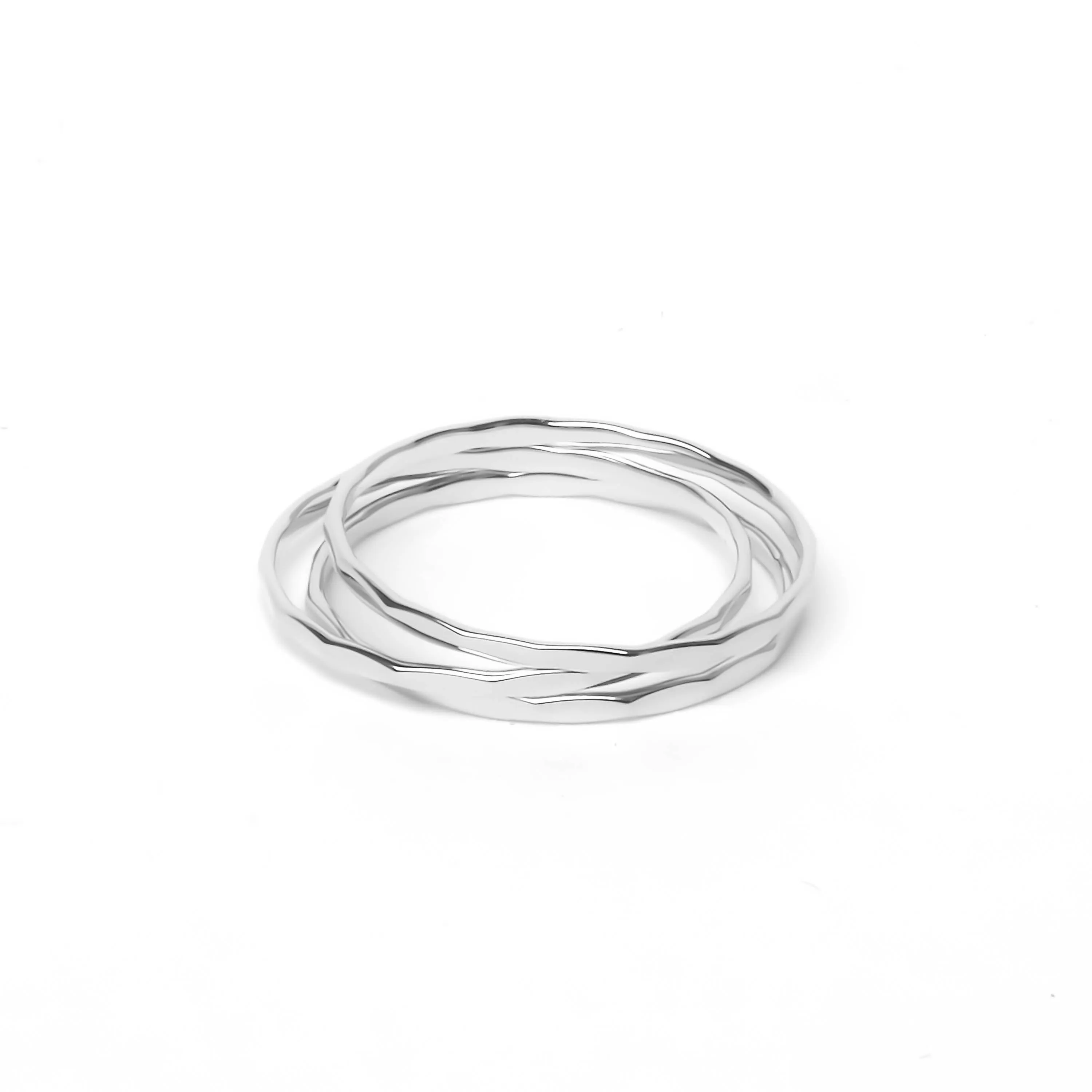 1.2mm Flat Hammered Band