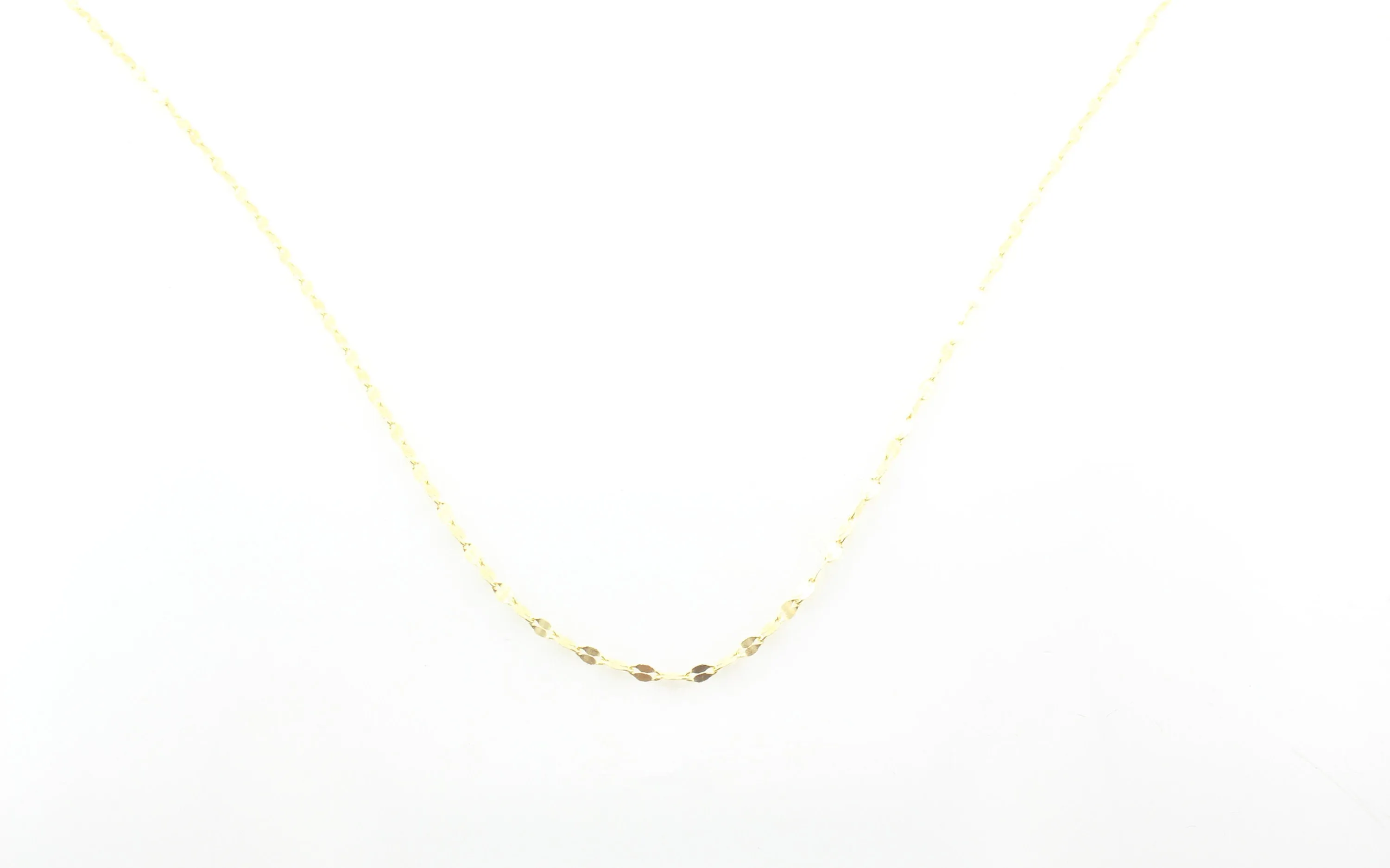 14K Gold Twisted Sparkle Chain Necklace