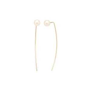 14k Pearl Long Wire Threader