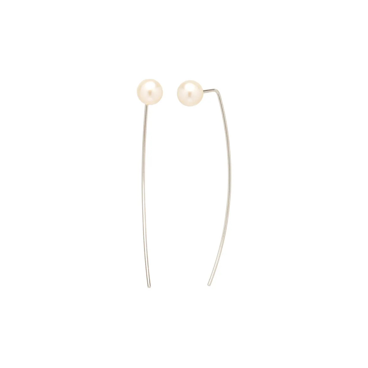 14k Pearl Long Wire Threader