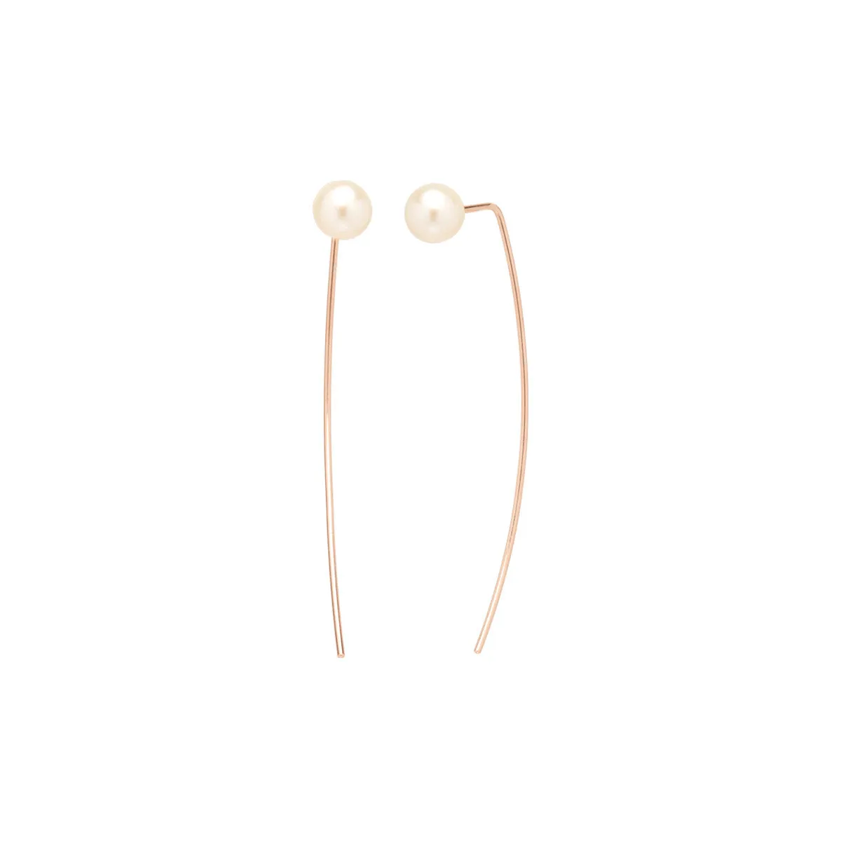 14k Pearl Long Wire Threader