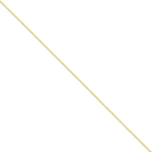 14k Yellow Gold 1.75mm Hollow Round Box Chain