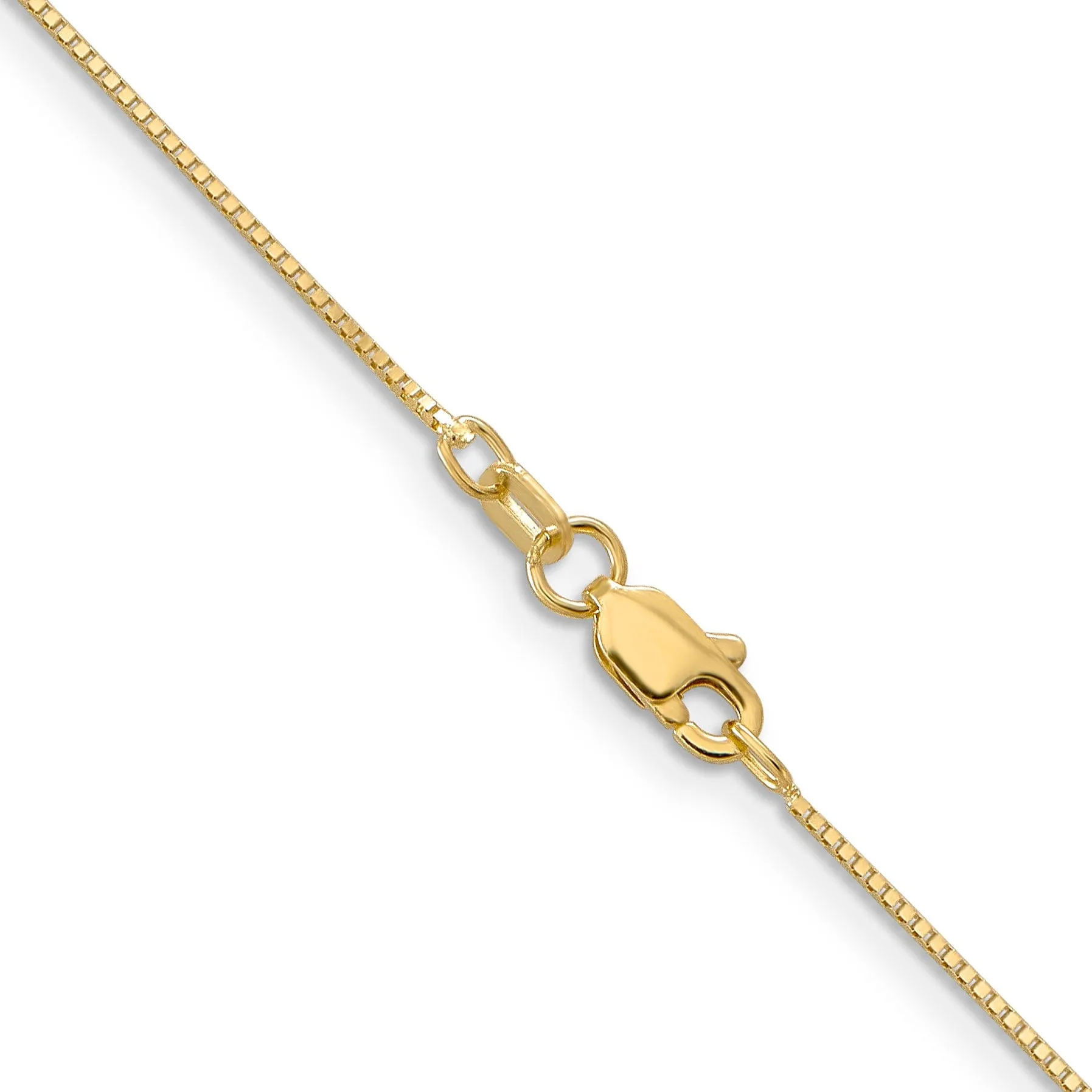 14k Yellow Gold .8 mm Box Chan