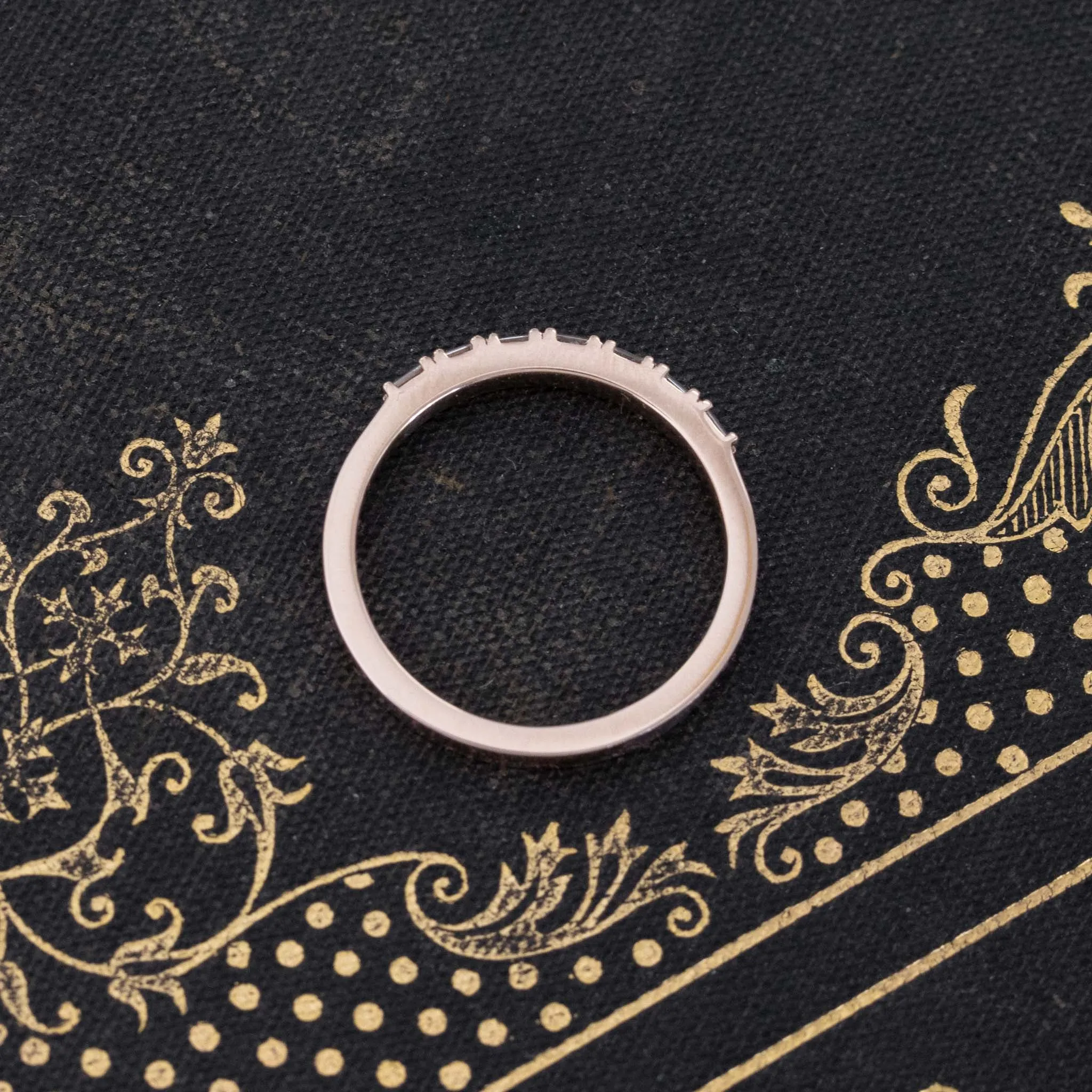 .18ctw Slim Baguette Cut Diamond 7-Stone Band