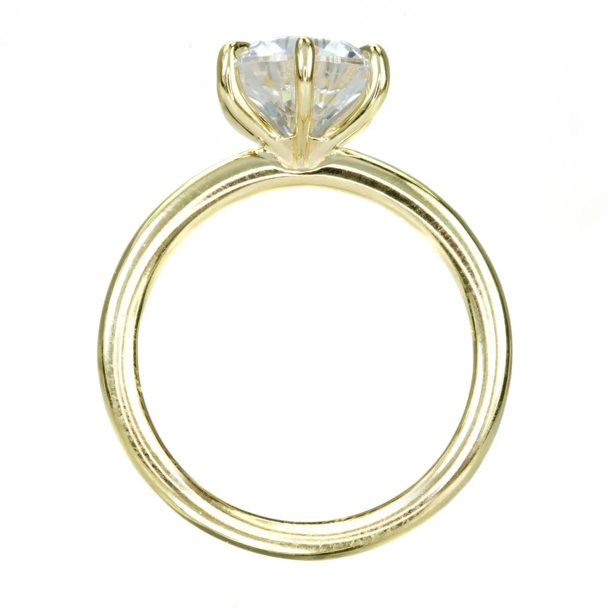 18K Gold 6-Prong Ring Mount