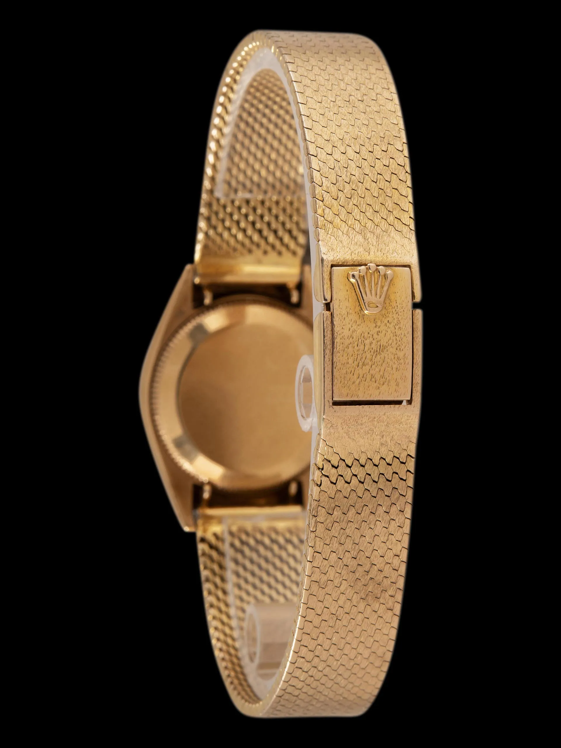 1953 Rolex Lady-Datejust 18K YG (Ref. 6517) Champagne "OCC" Dial W/ Mesh Bracelet