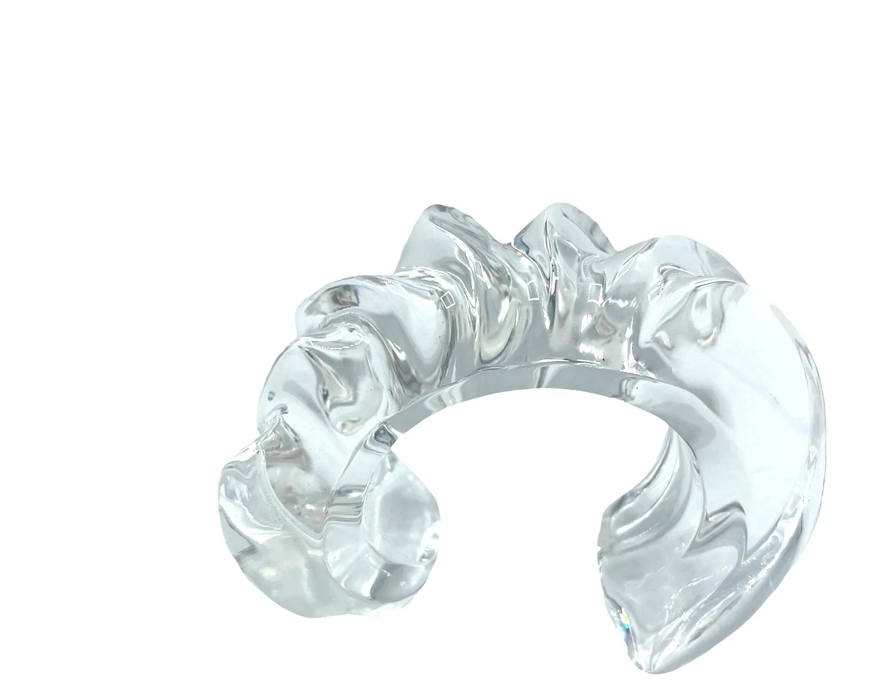 1990's Wide Lucite Cuff Bracelet