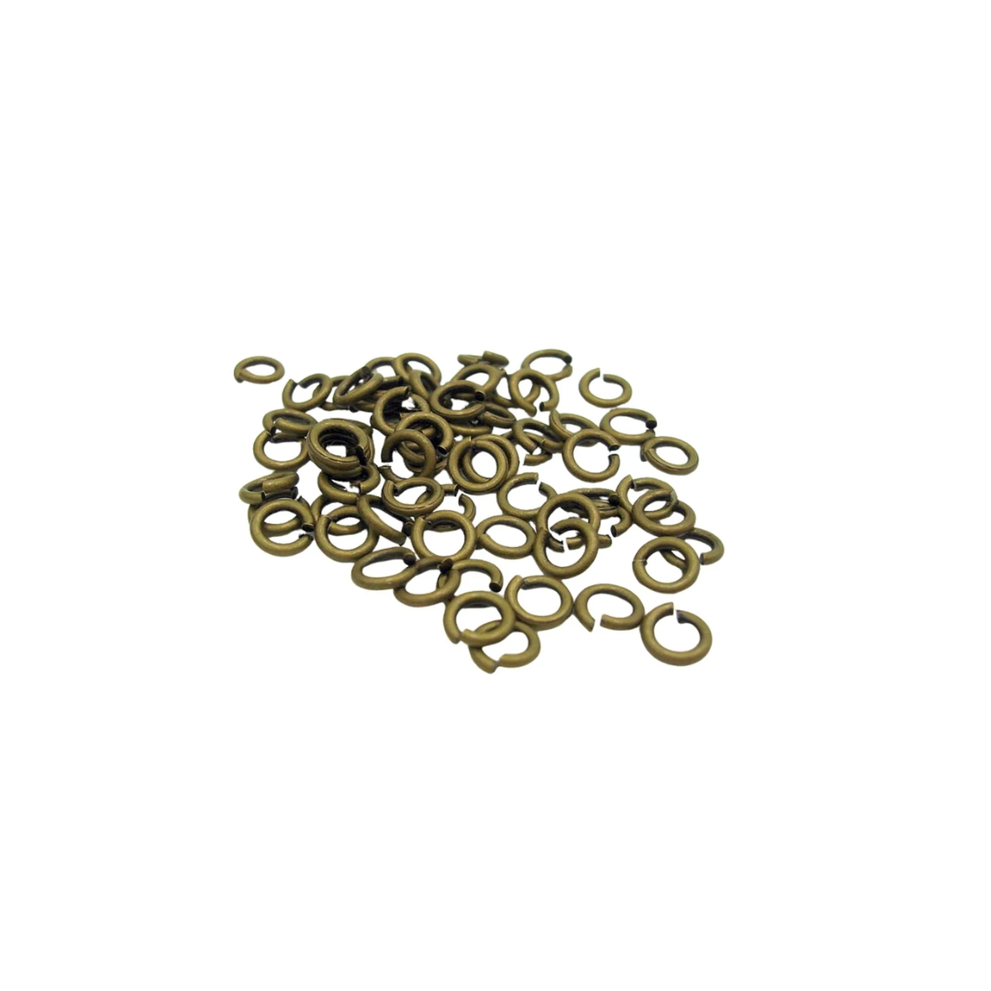 200Pcs Jump Rings Antiqued Brass