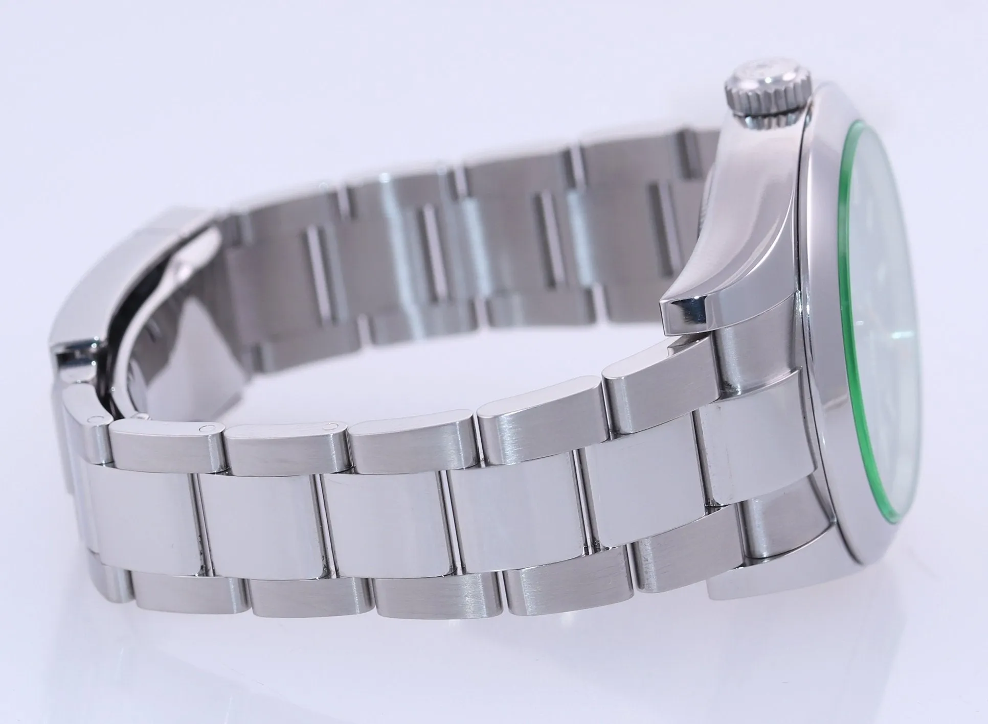 2020 Rolex Milgauss Blue Anniversary Green 116400GV Steel 40mm Watch Box