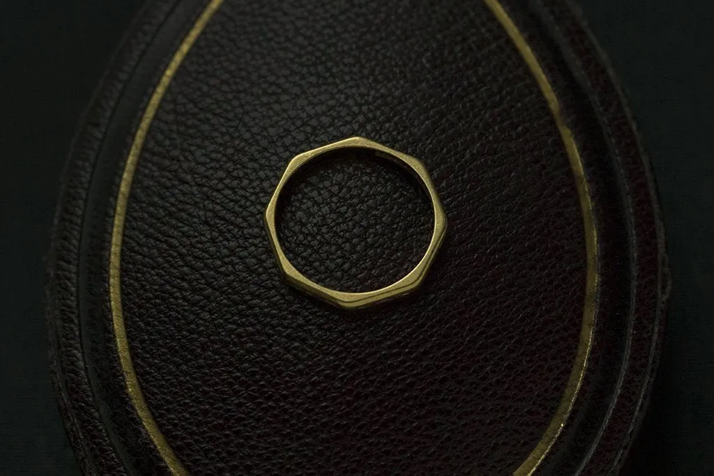 22k Octagonal Shaped Ring
