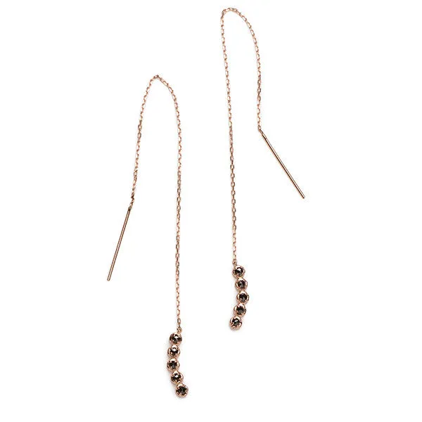 5 Roses Threader Earrings
