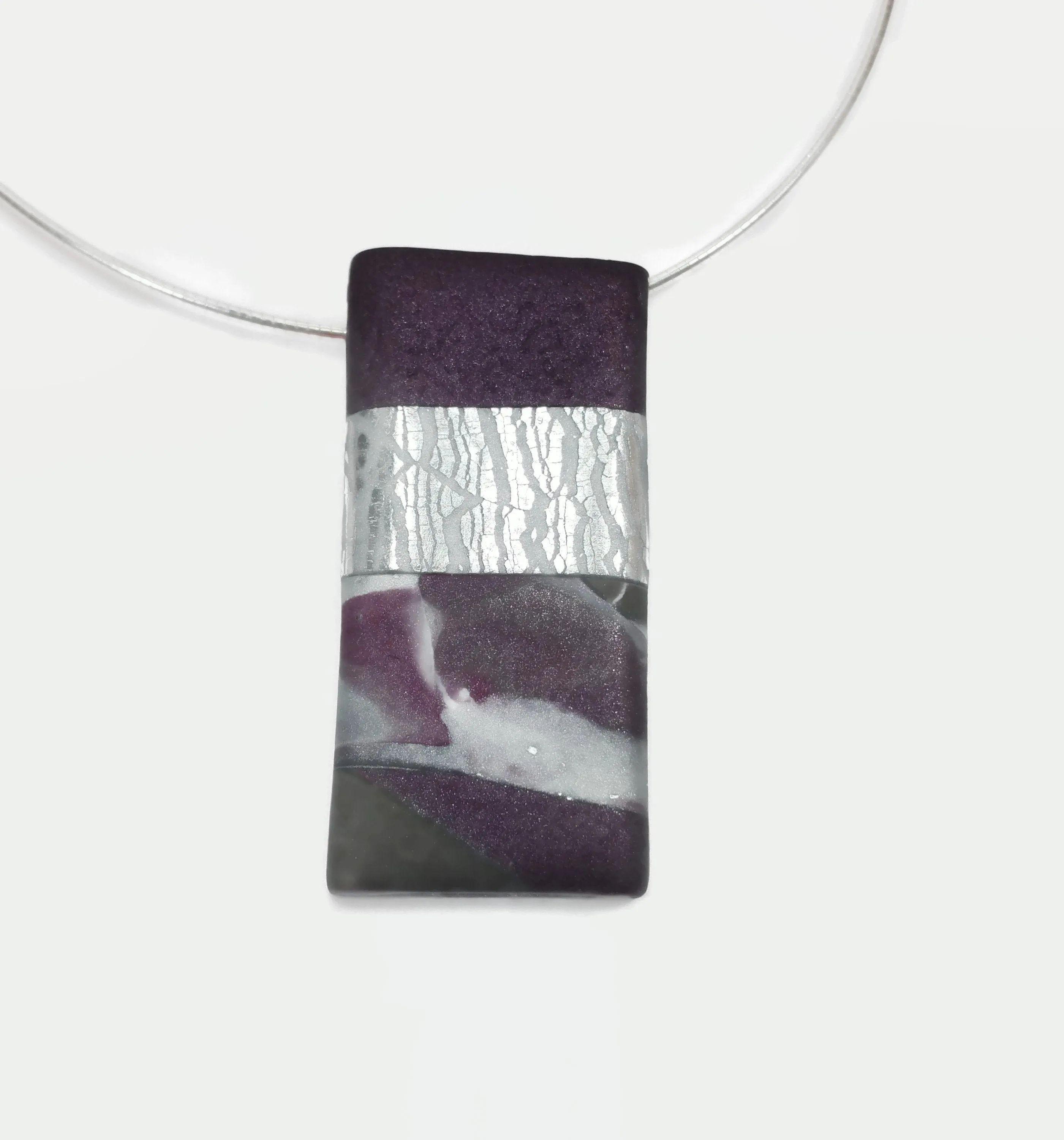 7/8" x 1-3/4" Rectangle Pendant - Amaranthine