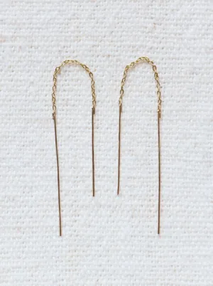 8.6.4: Threader Chain Earrings - Short