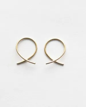 8.6.4: Threader Overlap Earrings - Small