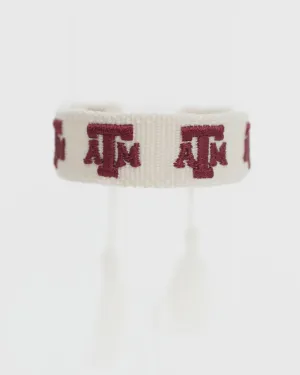 A&M Logo Tassel Bracelet