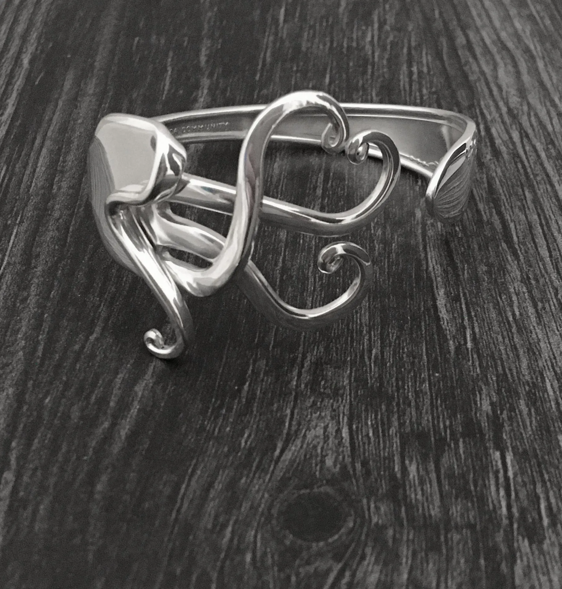 Abstract 4 Fork Bracelet
