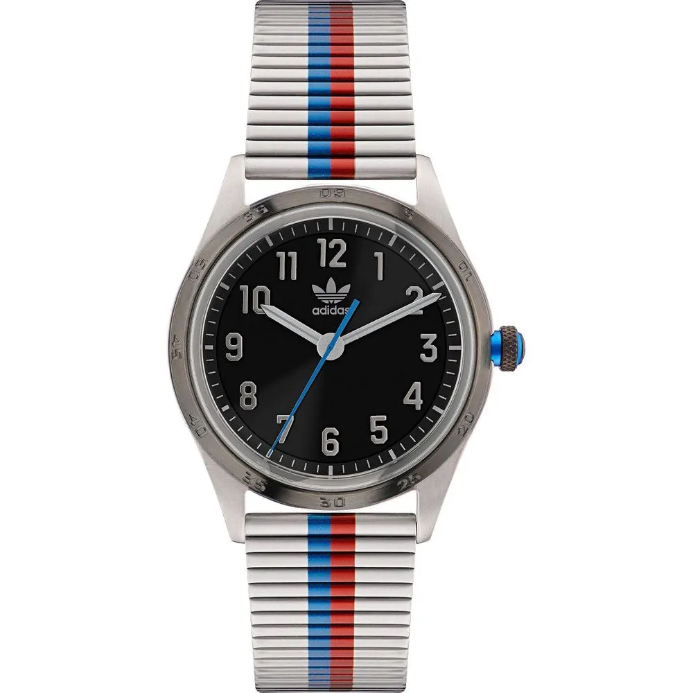 Adidas Gray Stainless Steel Stainless Steel Watch
