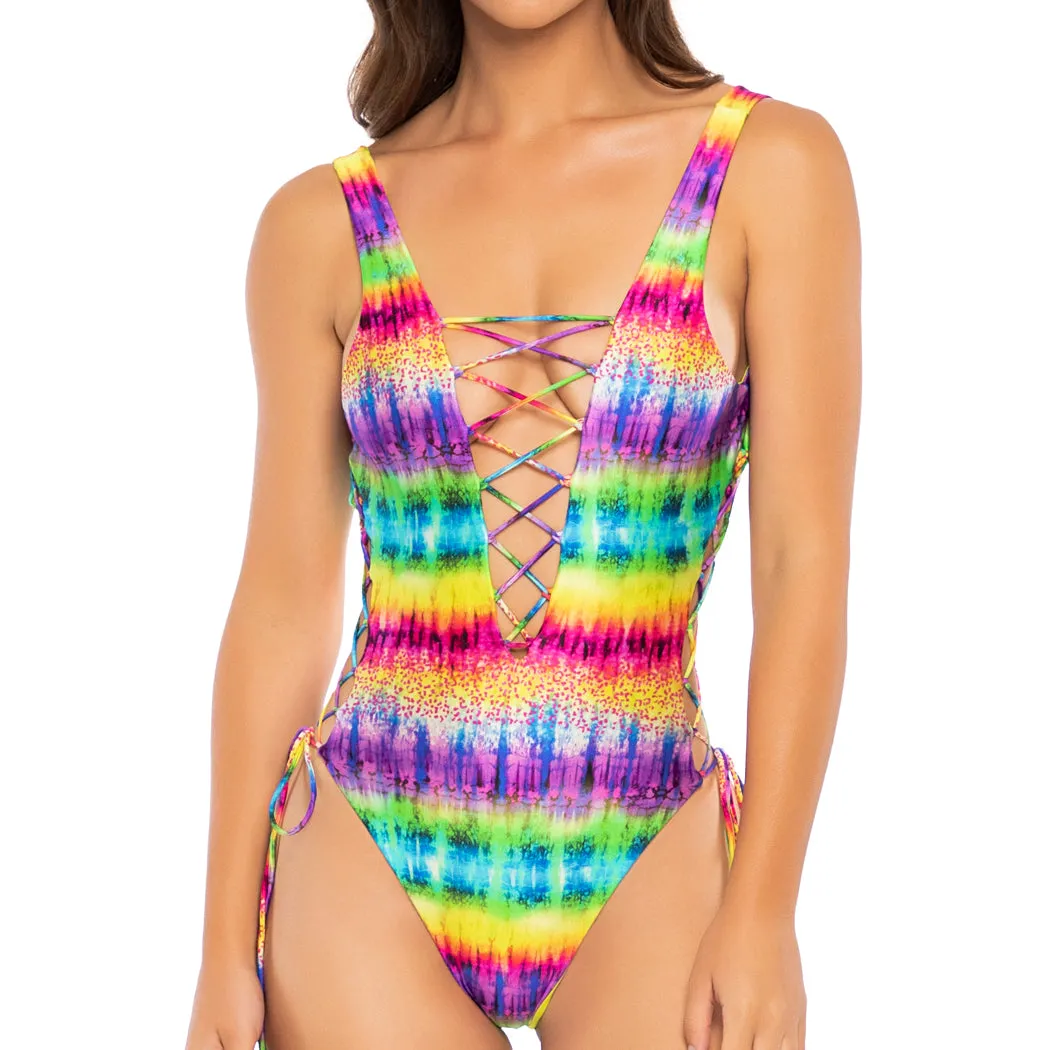 AFTERGLOW - Open Side One Piece Bodysuit