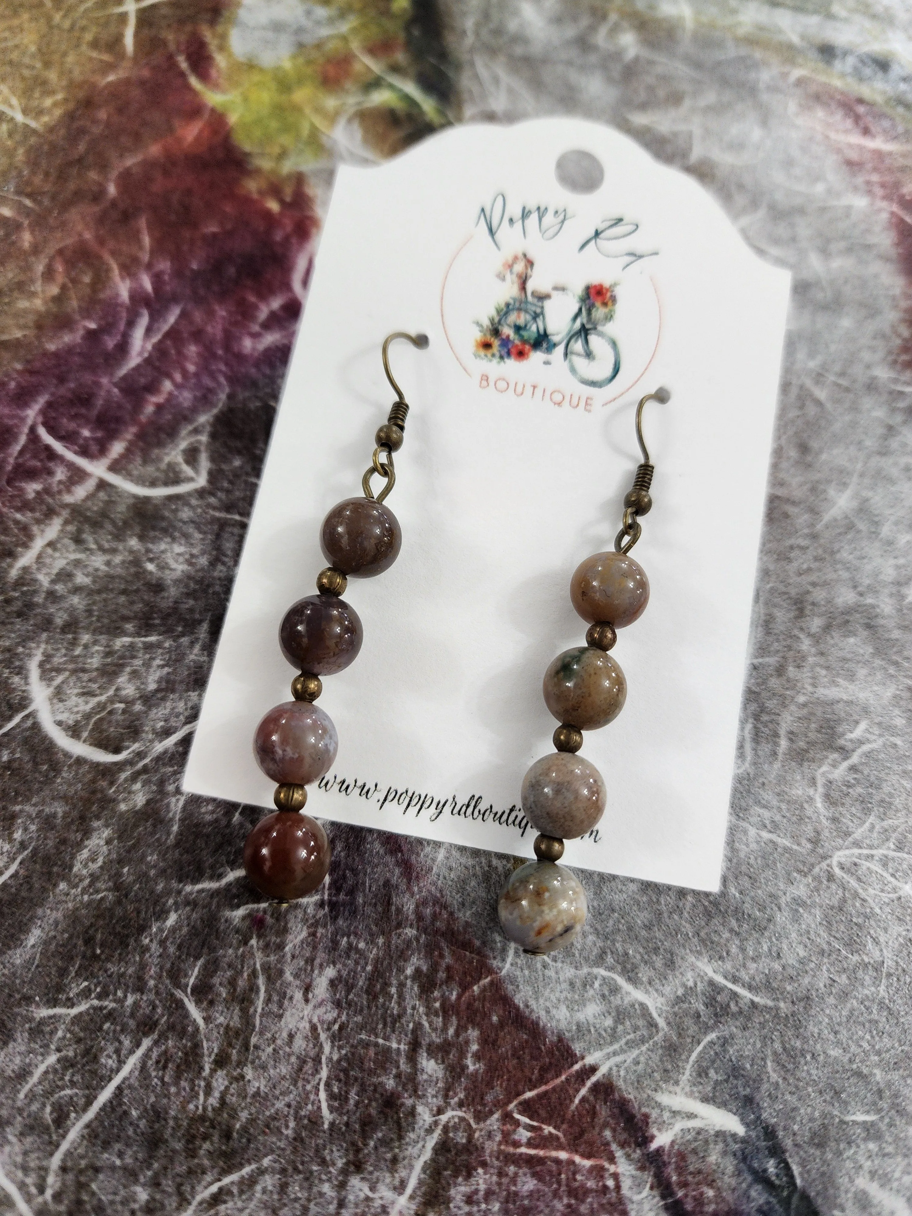 Agate earring set *