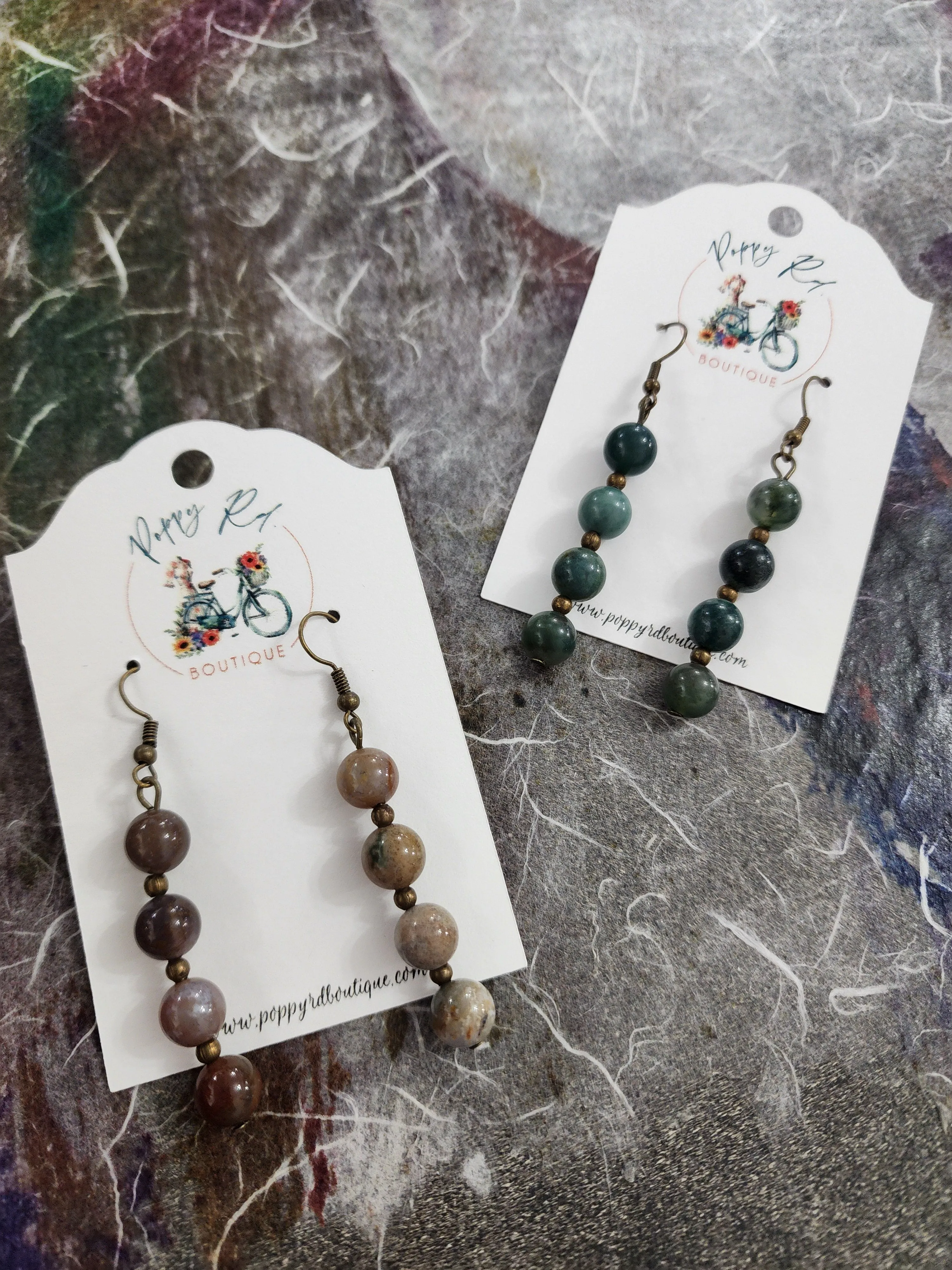 Agate earring set *