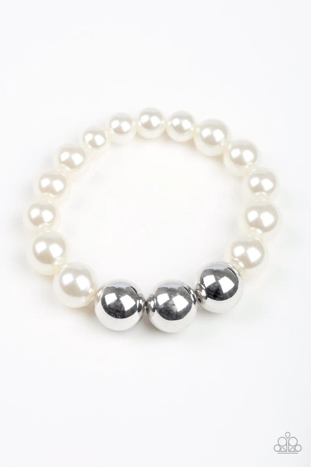 All Dressed UPTOWN - White Bracelet