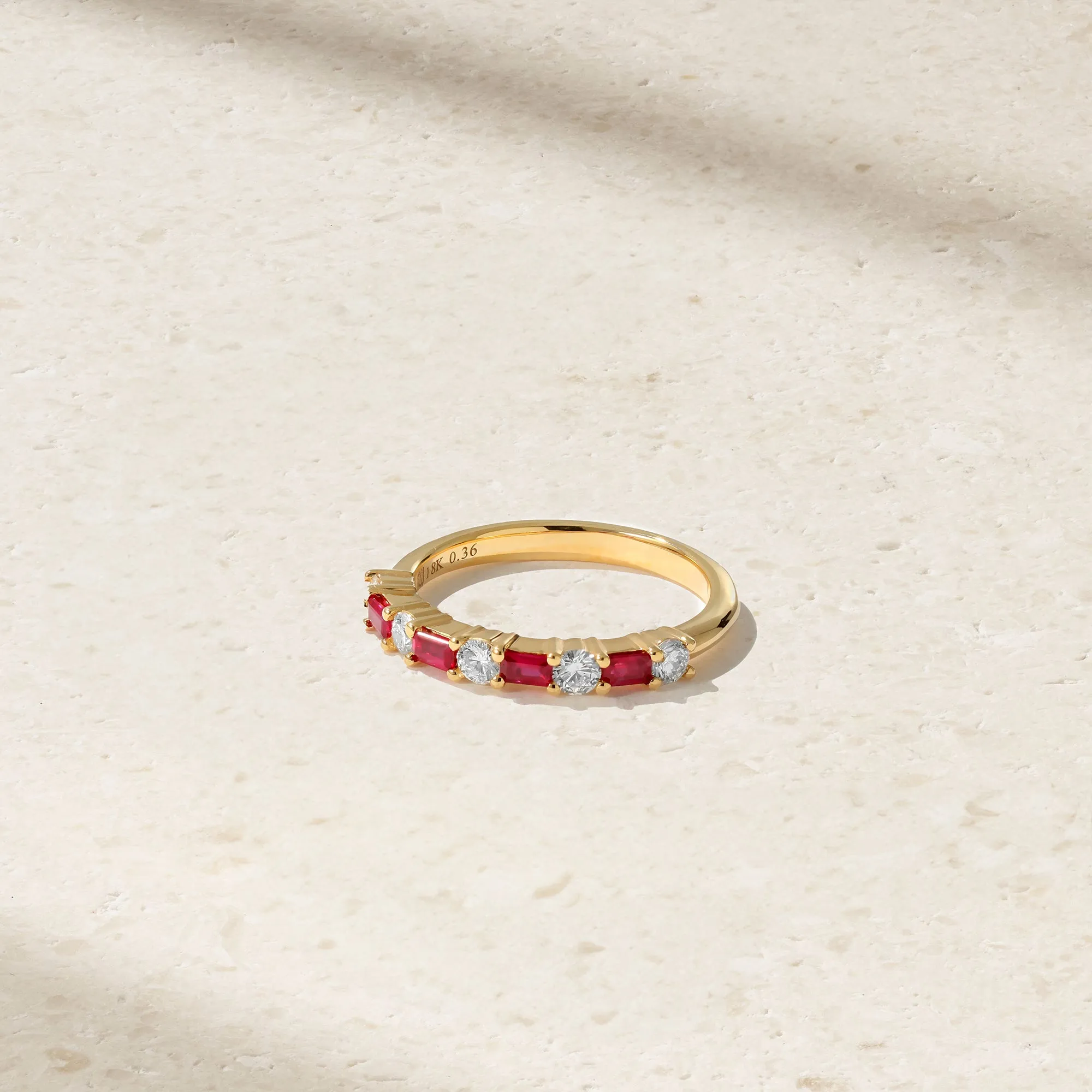 Amalie Inverse Ruby Ring