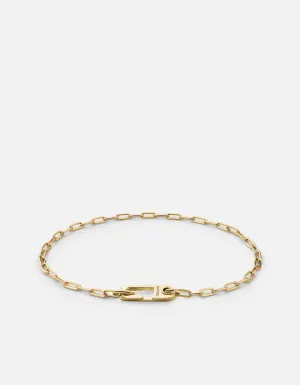 Annex Volt Link Bracelet, Gold Vermeil