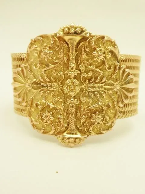 Antique 18k Georgian Buckle Bracelet