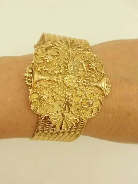 Antique 18k Georgian Buckle Bracelet