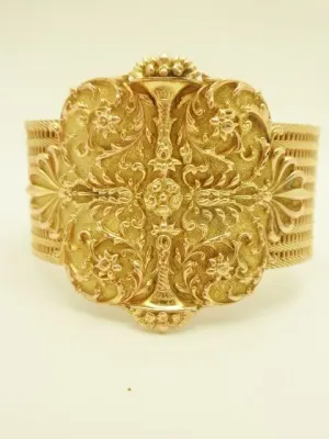 Antique 18k Georgian Buckle Bracelet