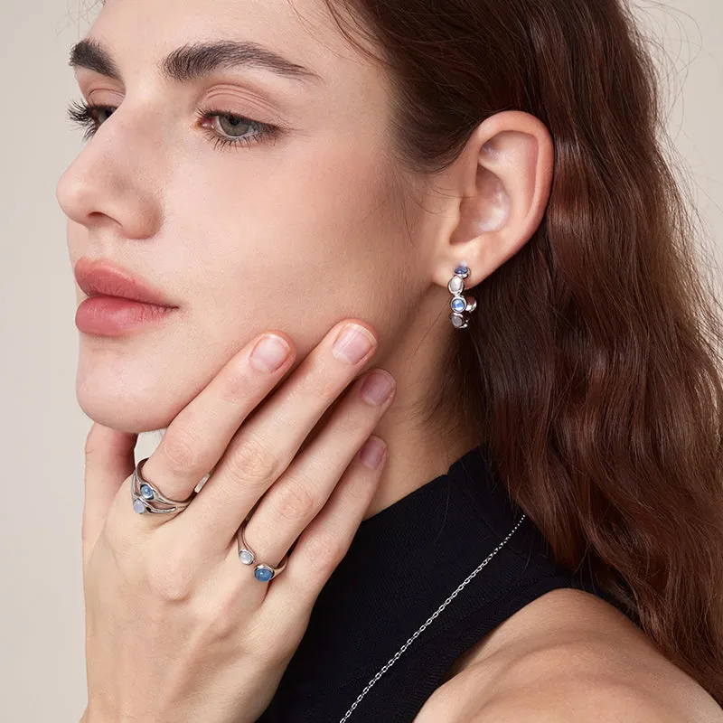 Aqua Open Ring