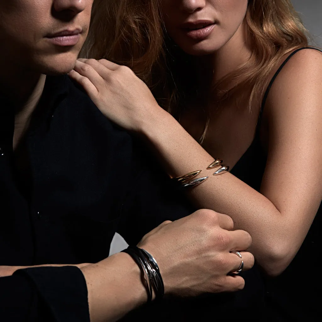 Arc Bangle - Silver