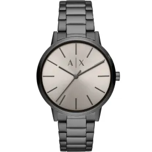 Armani Exchange Cayde Grey Stainless Steel Grey Dial Quartz Watch for Gents - AX2722