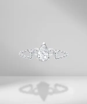 Ary Pret Threader Collection Diamond Chain Ring