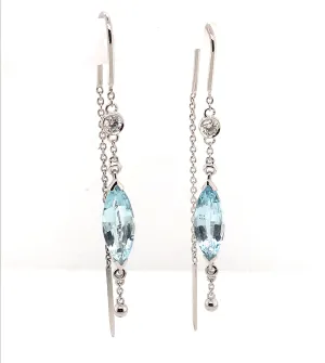 Aspery & Guldag  Marquise Shape Dangle Earring