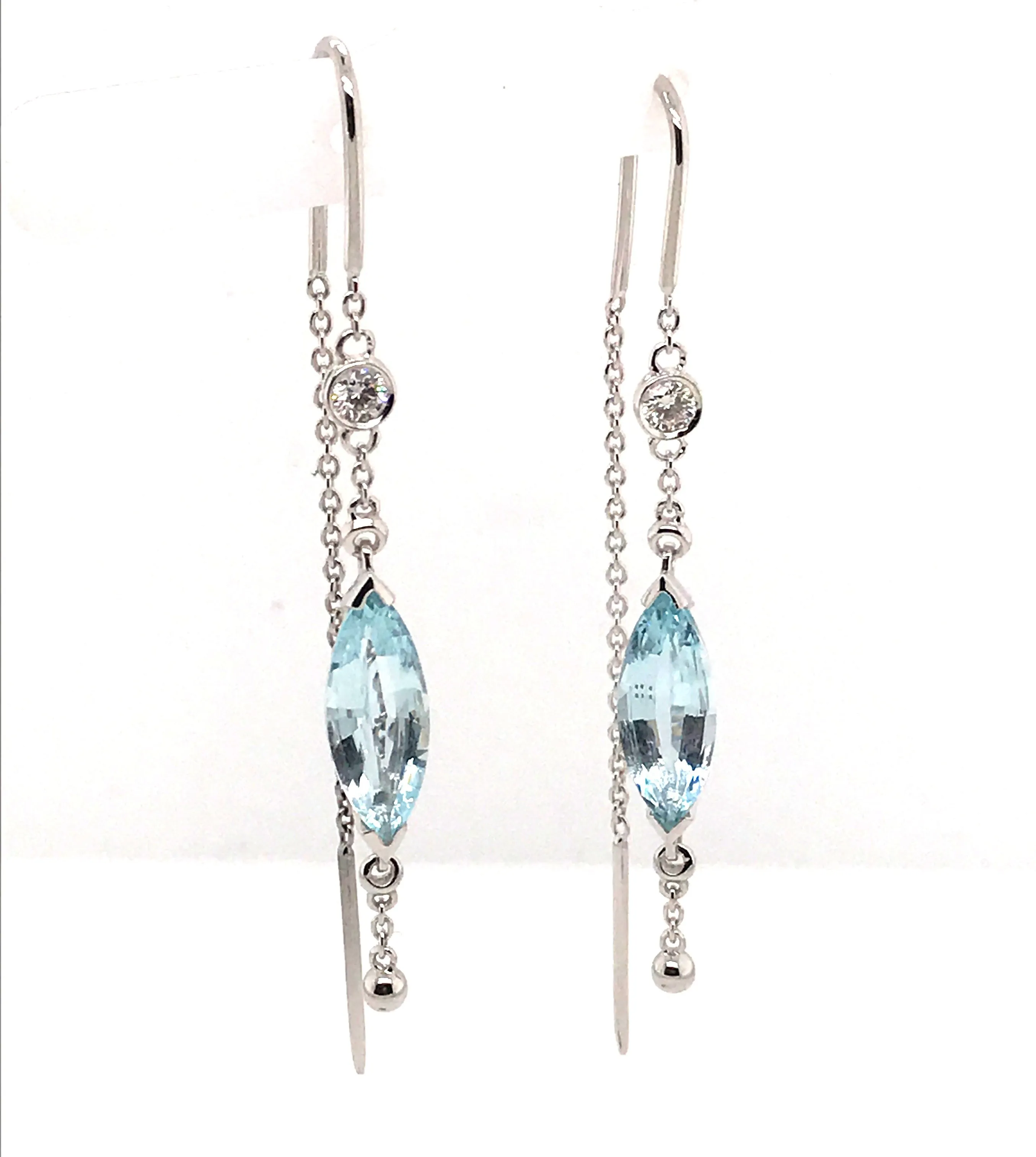 Aspery & Guldag  Marquise Shape Dangle Earring