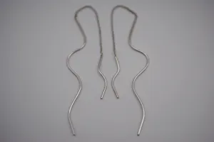 Asymmetrical Infinity Root Threader Earrings
