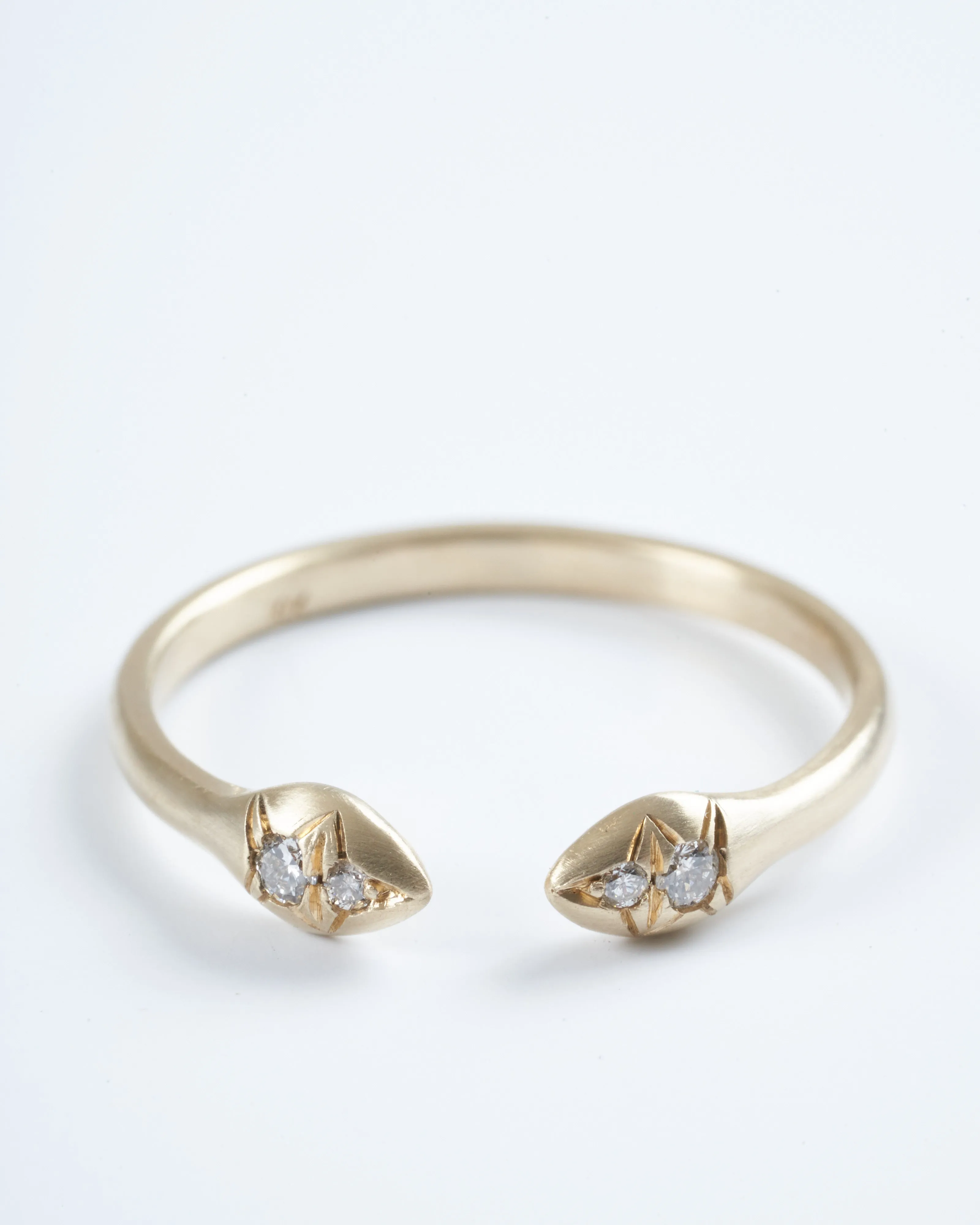 aziza diamond ring - gold