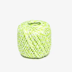Bakers Twine / Macrame String 1mm Lime/White TO BE DISC