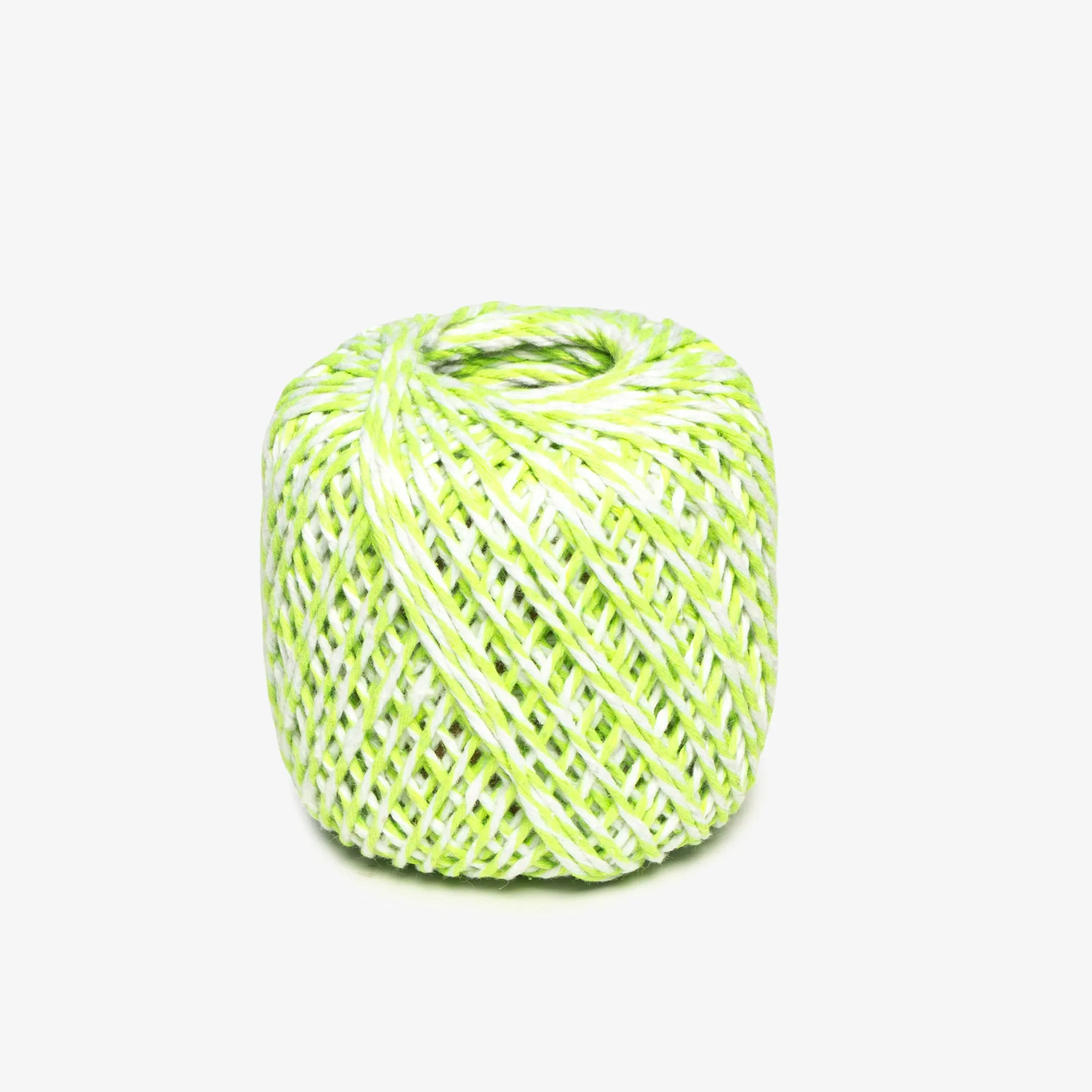 Bakers Twine / Macrame String 1mm Lime/White TO BE DISC
