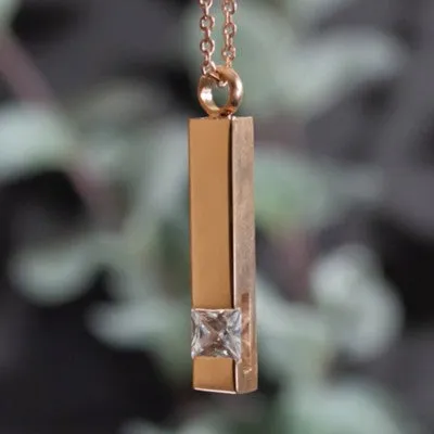 Bar Urn Necklace