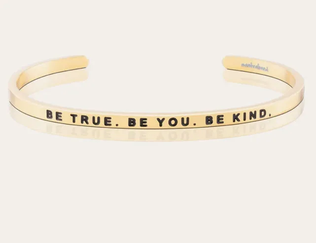 Be True. Be You. Be Kind Bracelet