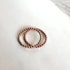 Beaded 14kt Gold-Filled Stacking Ring