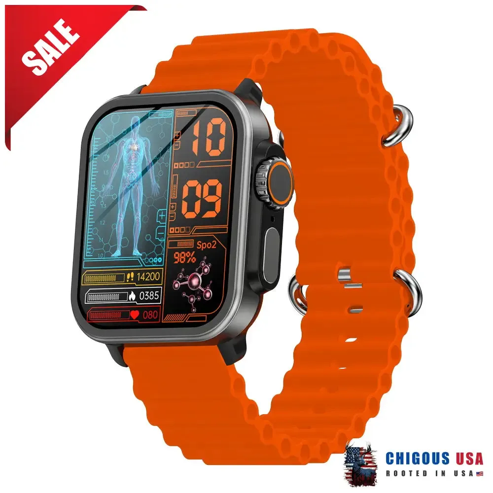 BEARSCOME VEE PRO Rugged Sports Smartwatch for Body composition /ECG/ Blood sugar/Blood pressure/heart rate monitoring