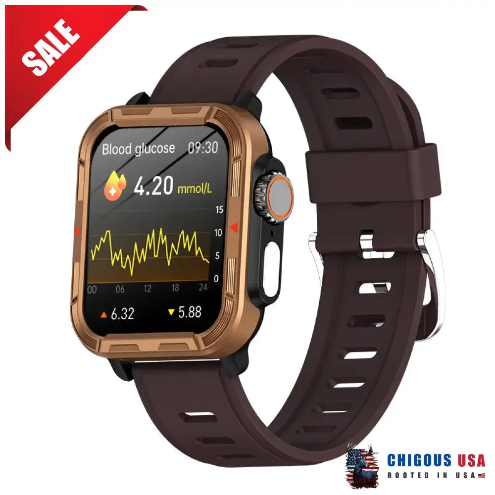 BEARSCOME VEE PRO Rugged Sports Smartwatch for Body composition /ECG/ Blood sugar/Blood pressure/heart rate monitoring