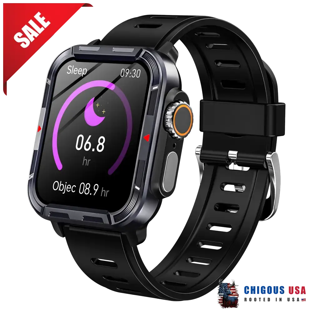 BEARSCOME VEE PRO Rugged Sports Smartwatch for Body composition /ECG/ Blood sugar/Blood pressure/heart rate monitoring