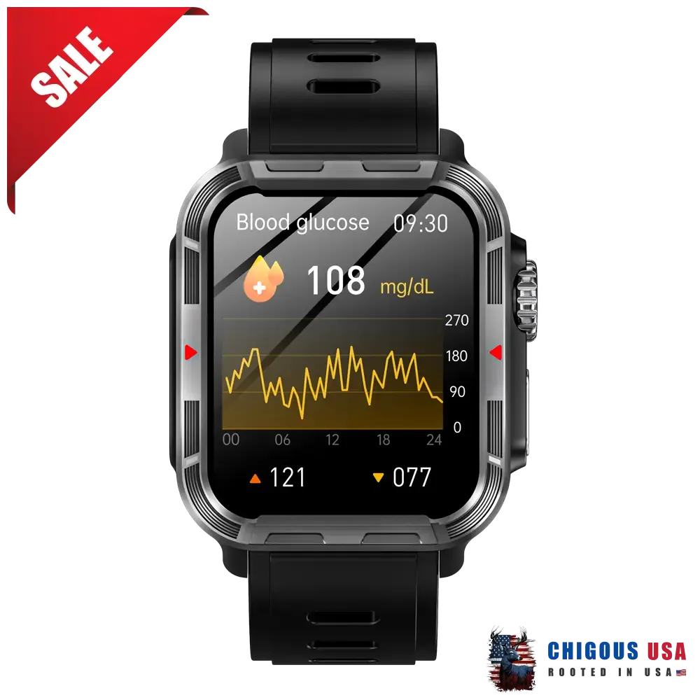 BEARSCOME VEE PRO Rugged Sports Smartwatch for Body composition /ECG/ Blood sugar/Blood pressure/heart rate monitoring