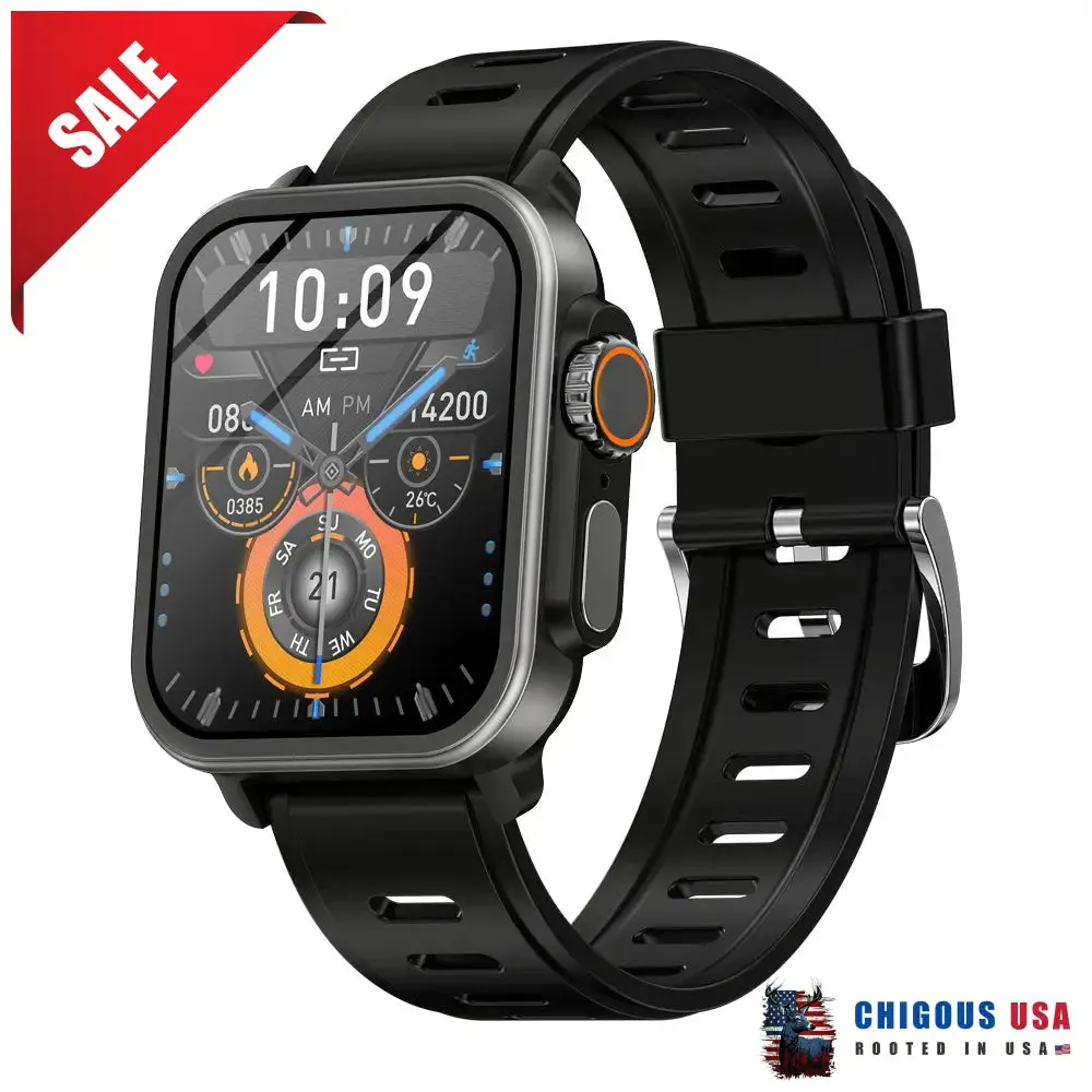 BEARSCOME VEE PRO Rugged Sports Smartwatch for Body composition /ECG/ Blood sugar/Blood pressure/heart rate monitoring